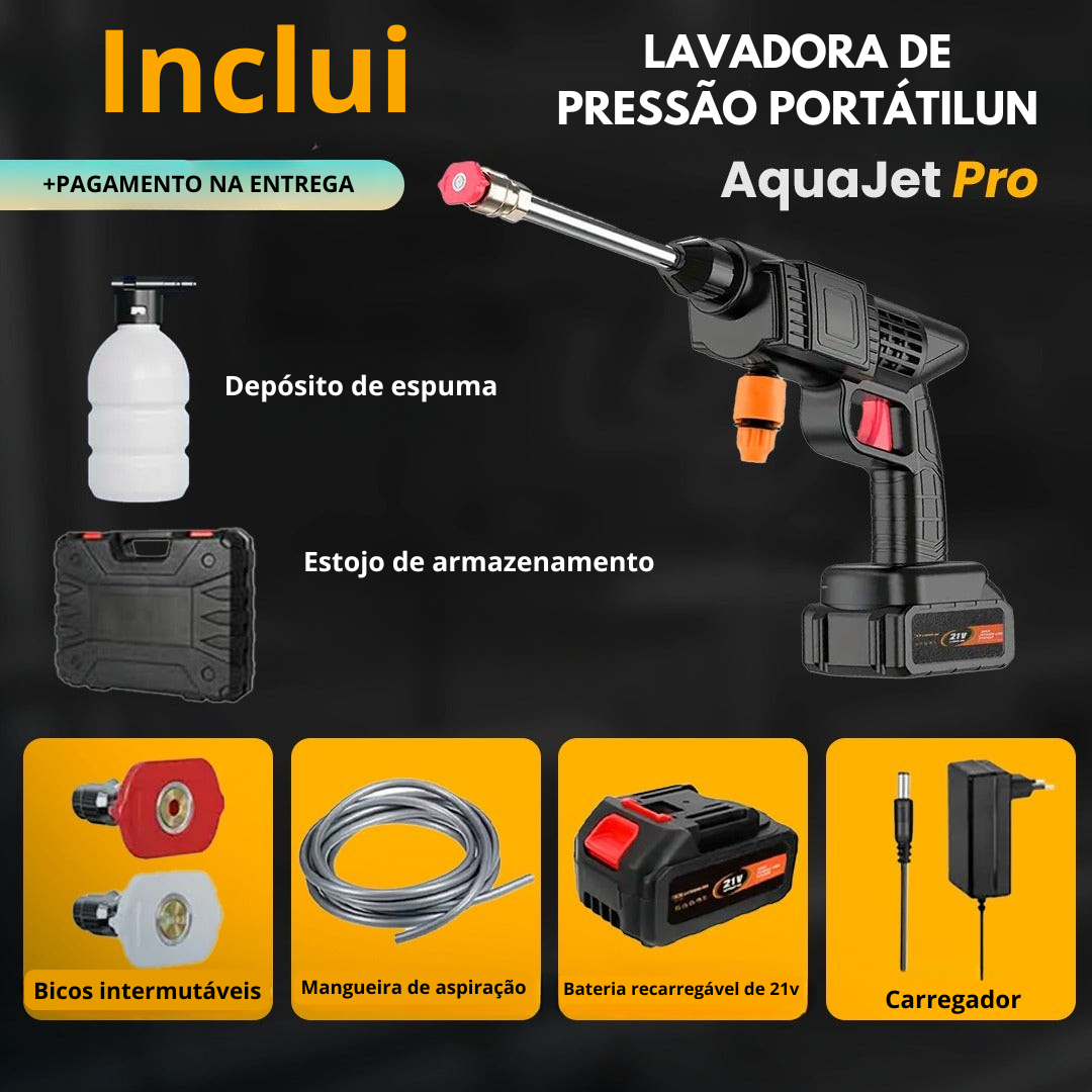 AquaJet Pro – Pistola portátil de alta pressão