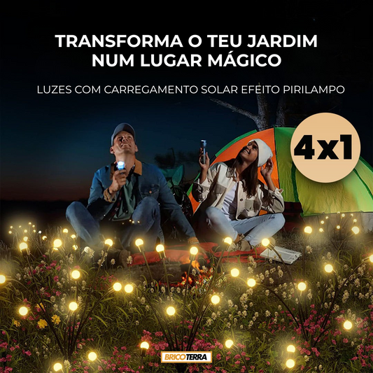Luz solar efeito pirilampo