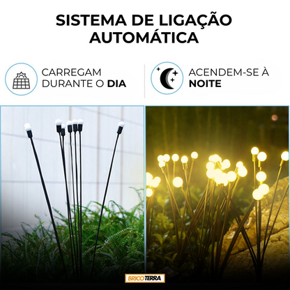 Luz solar efeito pirilampo