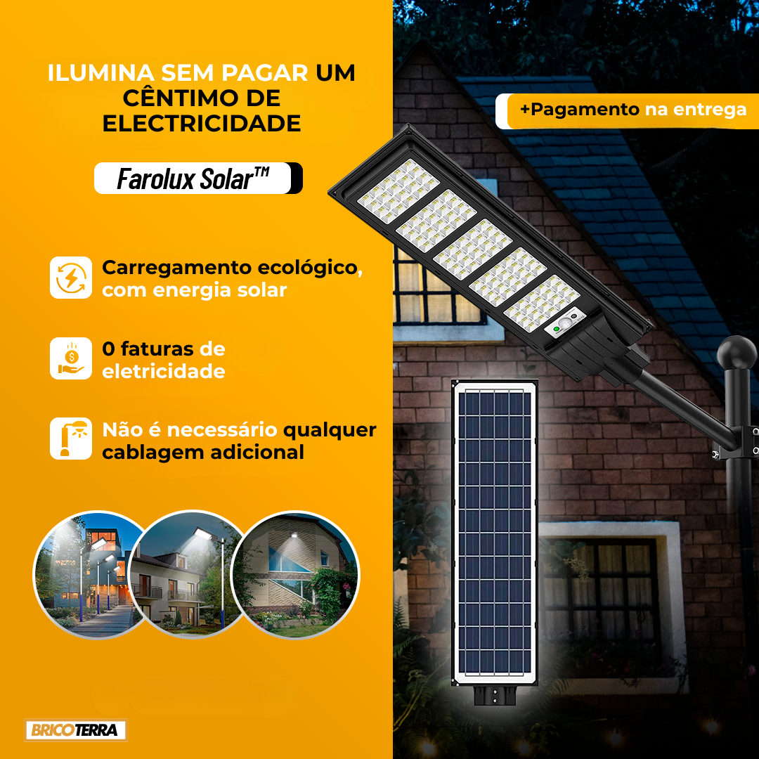 Farolux Solar - Ilumina sem Pagar