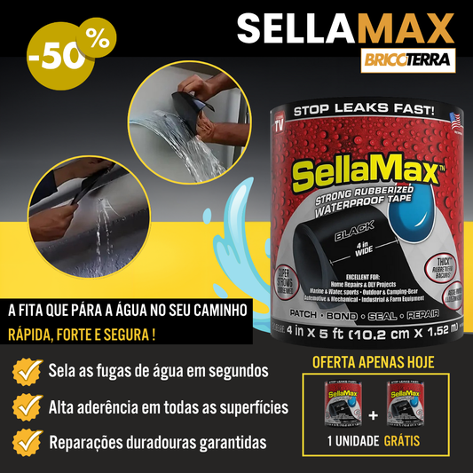 [2X1] SellaMax™ - Fita de vedação de fissuras e fugas